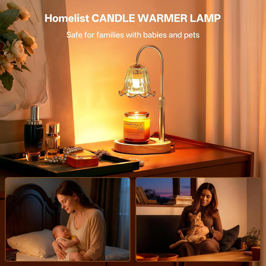 Candle Warmer with Timer Dimmable with Charming Gift Box