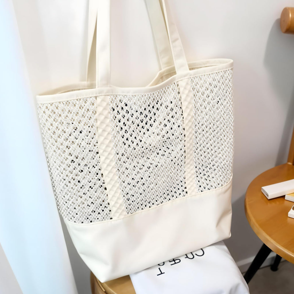 63 x 59 Inch White Mesh Fabric, Slightly Stretch Mesh Fabric Cuttable Netting Fabrics Meshes for Sewing Projects