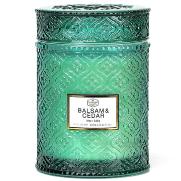 Winter Large Candles, Balsam & Cedar Candle, Candles for Winter Home Decor