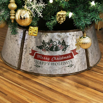 Metal Christmas Tree Collar Christmas Tree Ring 29.1" Dia Base
