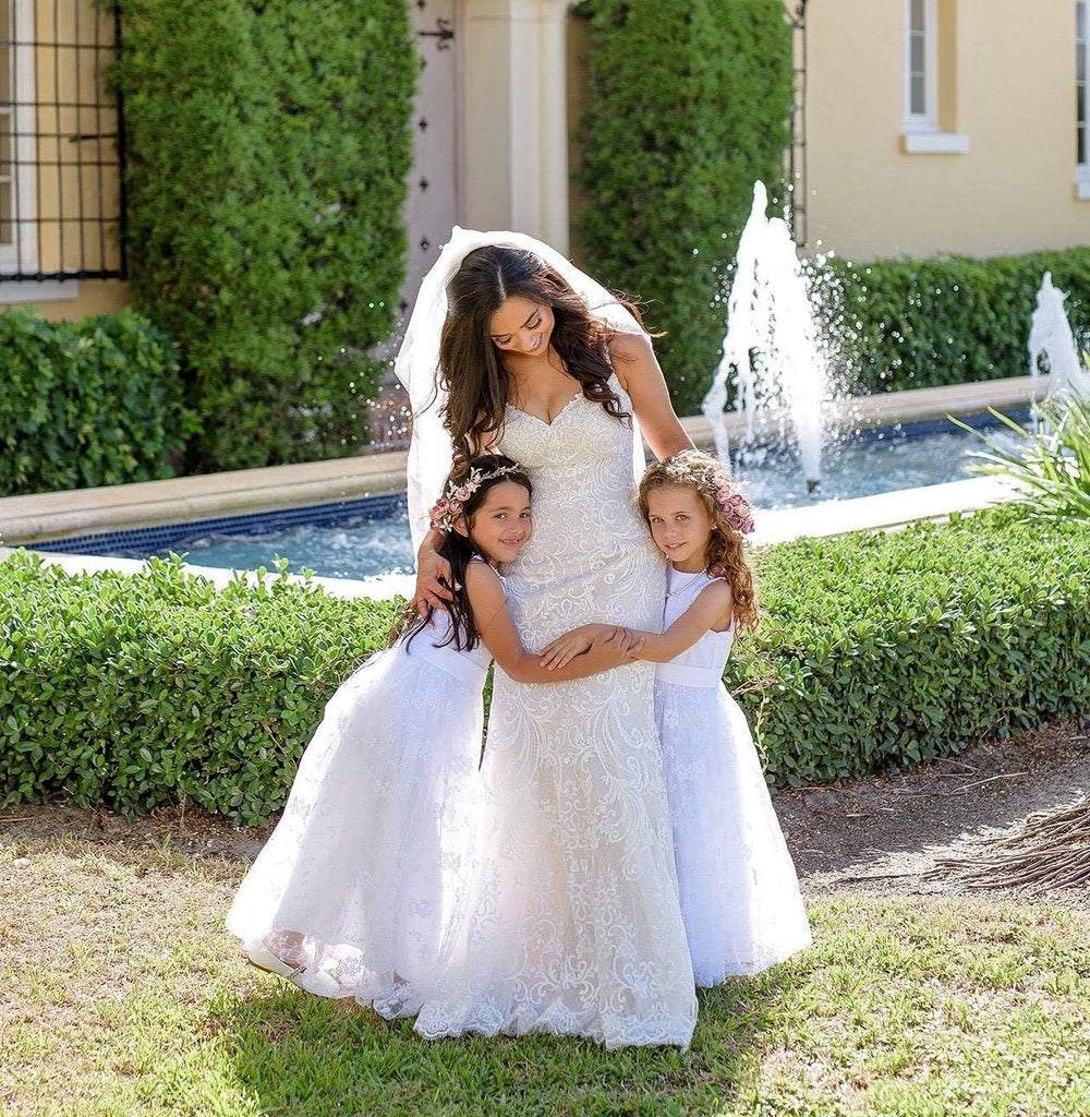 Lace A-Line Flower Girl Dress