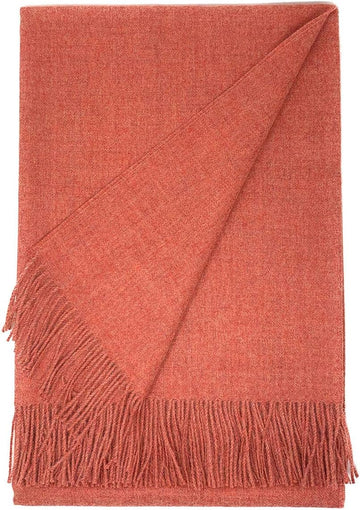Home | Cityscape Throw Blanket | 100% Pure Baby Alpaca Wool | 6.6 Feet Long X 4.25 Feet Wide | Hypoallergenic, Soft &