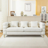 Mikibama Luxury Teddy Sofa Set for Living Room, Modern Decor Furniture Sectional Sofa