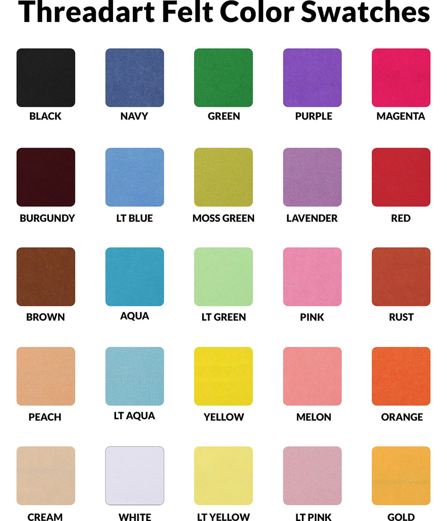 Aqua Premium Felt by the Yard - 36" Wide, 1.2mm Thick