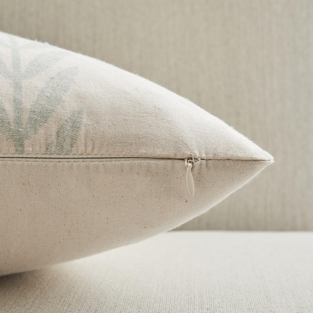 Farmhouse Leaves Lumbar Pillow Covers Set of 2, 12x20in Mixed Green