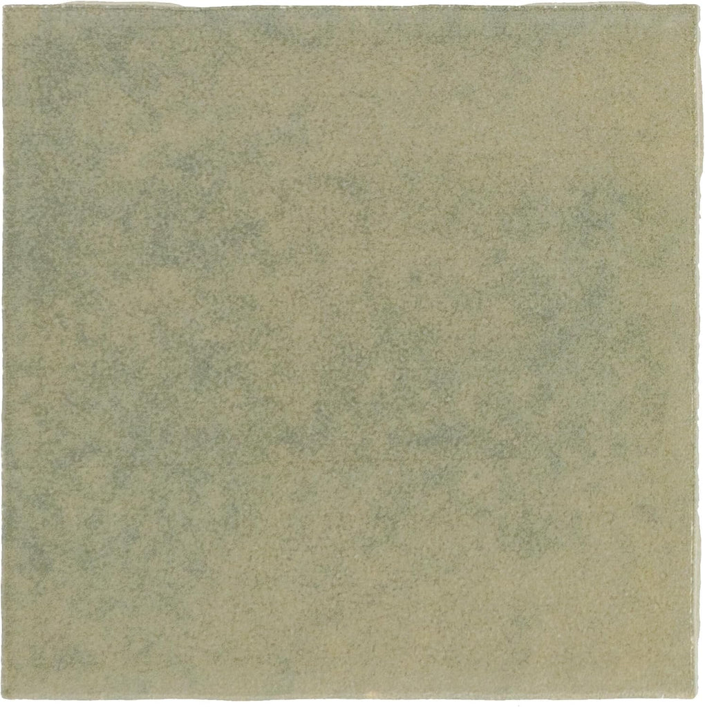 Zellige 4" x 4" Ceramic Wall Tile in Glossy Salvia (7.98 SQFT per Carton) (76 PC per Carton)