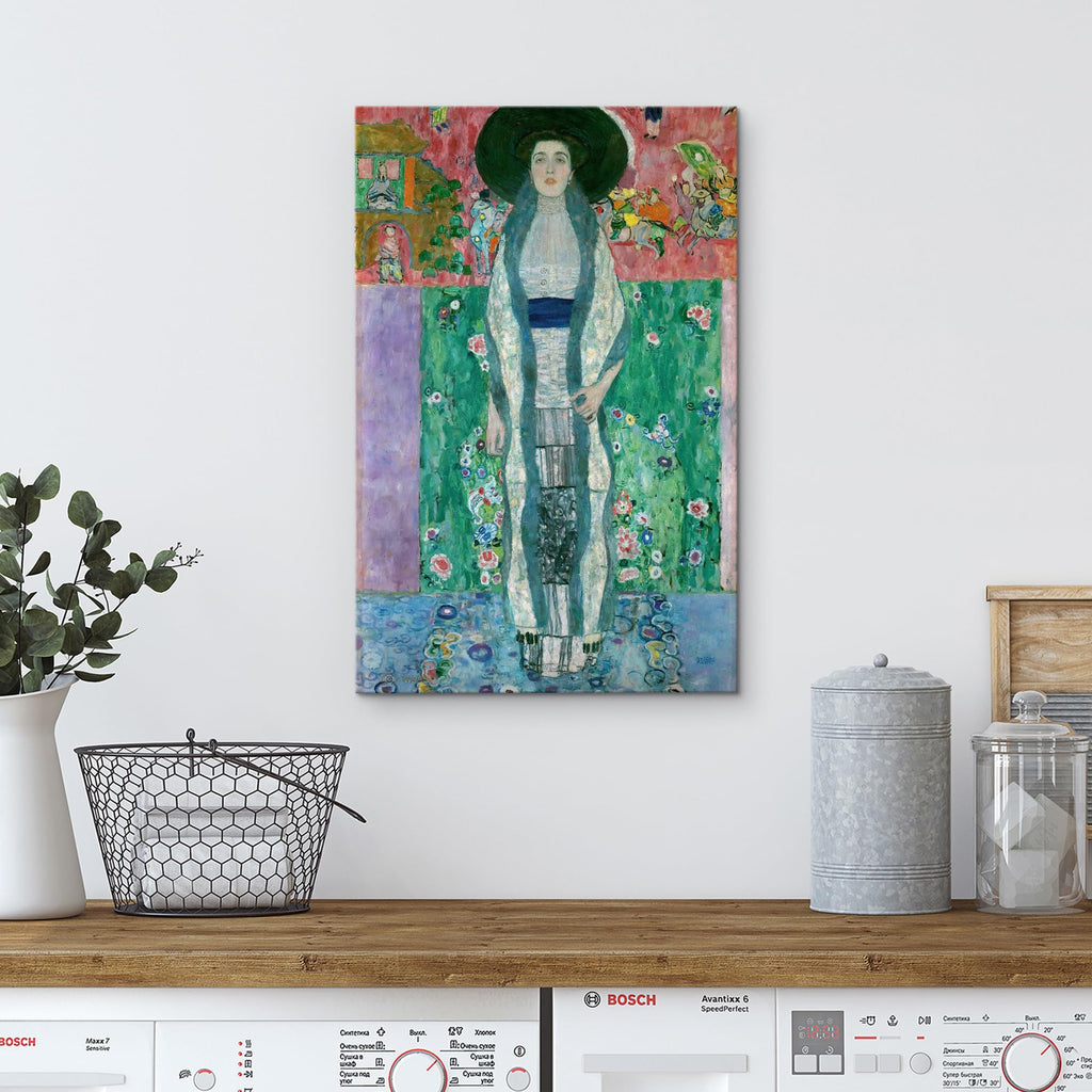 Canvas Print Wall Art Portrait of Adele Bloch-Bauer II Gustav Klimt Classic Illustrations Fine Art Decorative Vintage