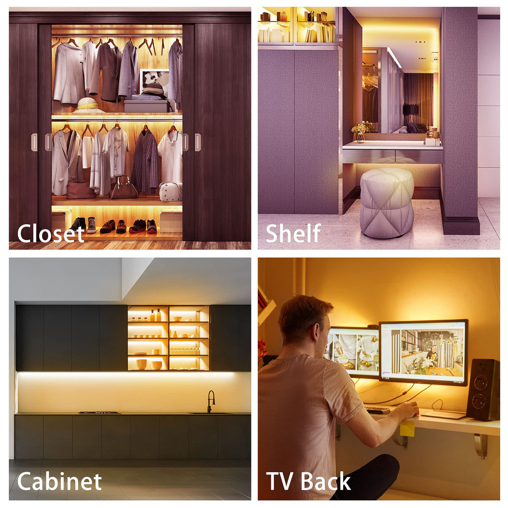 10 PCS 20in Under Cabinet Lighting Kit
