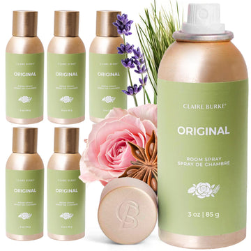 Original Scent Room Spray, 3 oz (Pack of 6) - Fresh Home Fragrance & Air Freshener, Natural Scent Home Fragrance