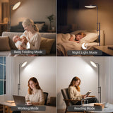 32W/3000LM Floor Lamps, Super Bright LED Standing Lamp with Remote Control