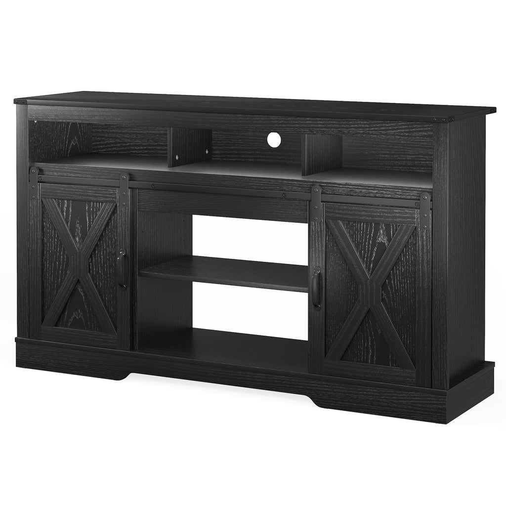 Farmhouse TV Stand for 65+ Inch TV