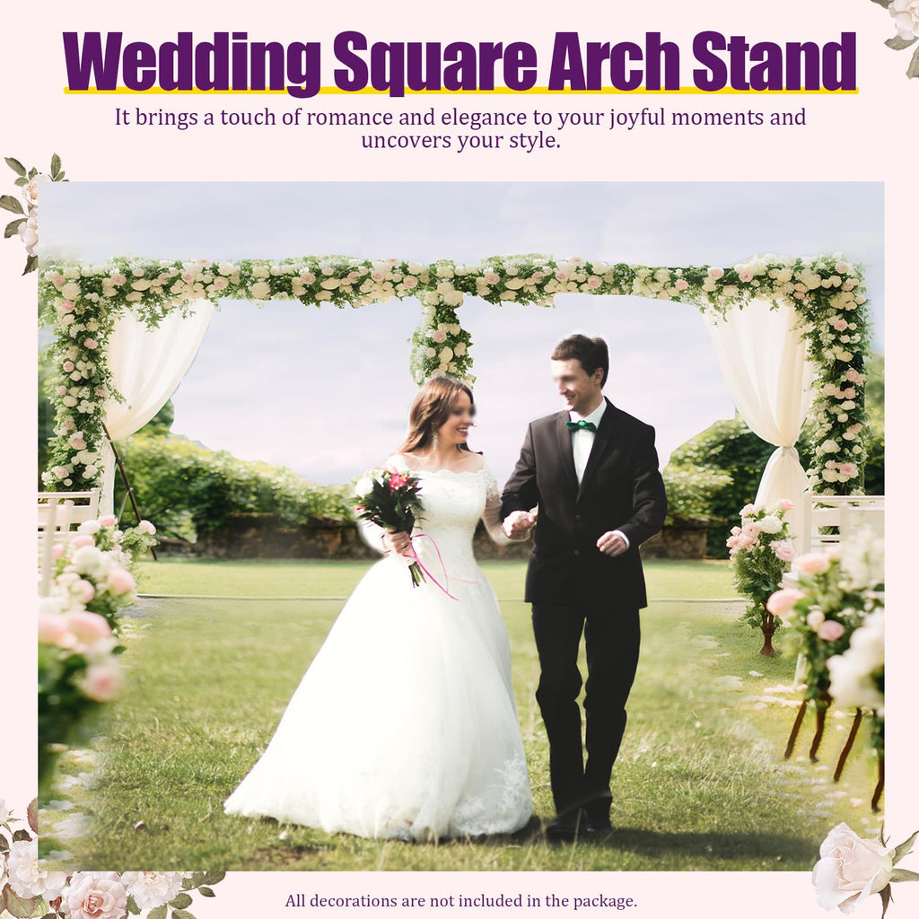 10x20FT Backdrop Stand, Pipe and Drape Backdrop Stand for Parties, Pipe Kit Curtain Frame, Curtain Frame Stand, Studio