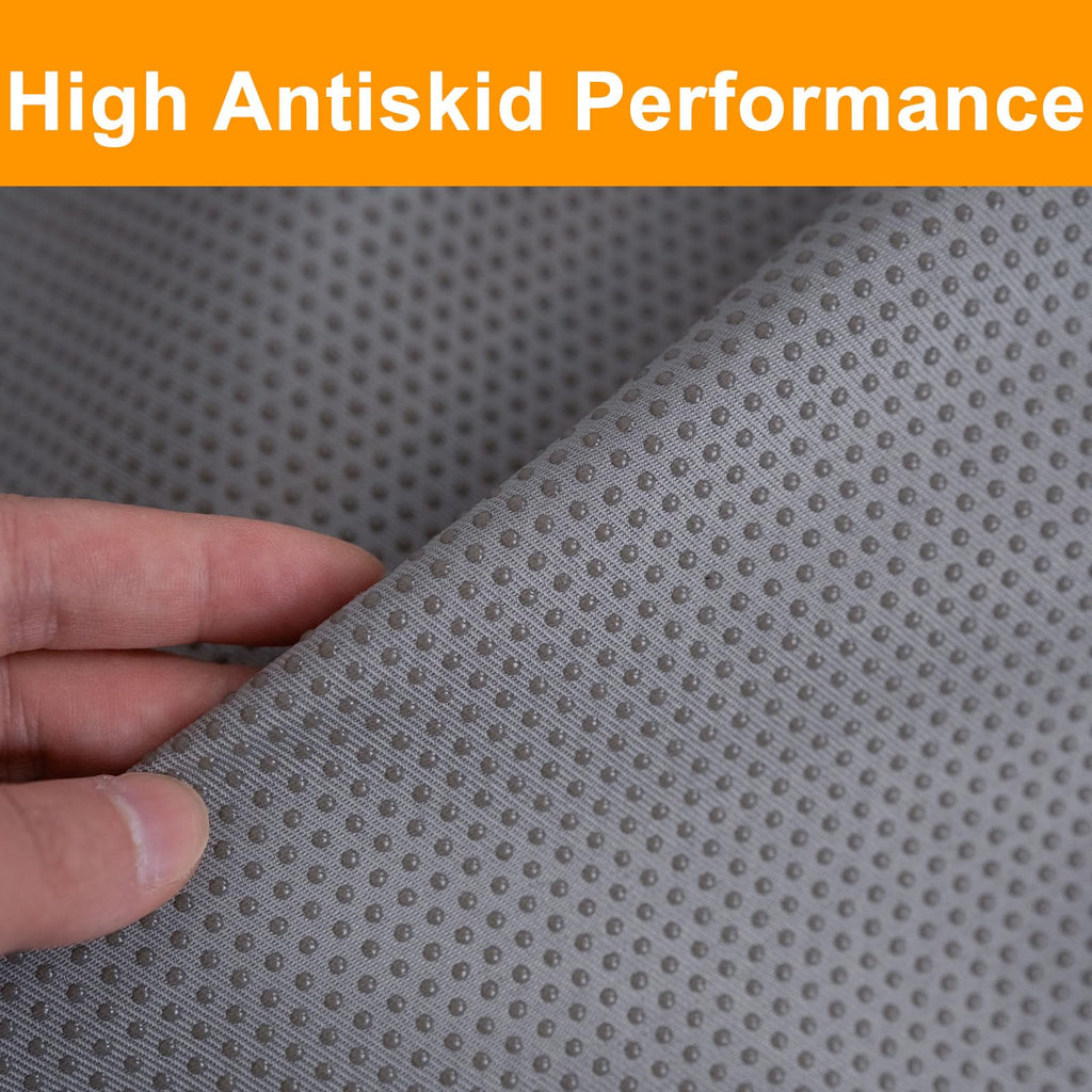 60"x120" Anti-Slip Vinyl Rug Backing Fabric, Tufting Cloth Grey