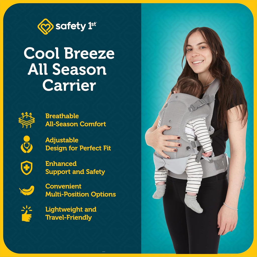 Carrier, Grey, Newborn to Toddler 7-32 lbs