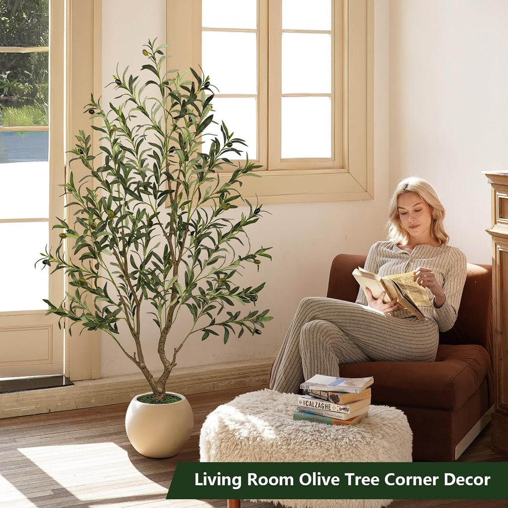 Olive Trees Artificial Indoor: 96% Lifelike - Can't Tell from 6ft