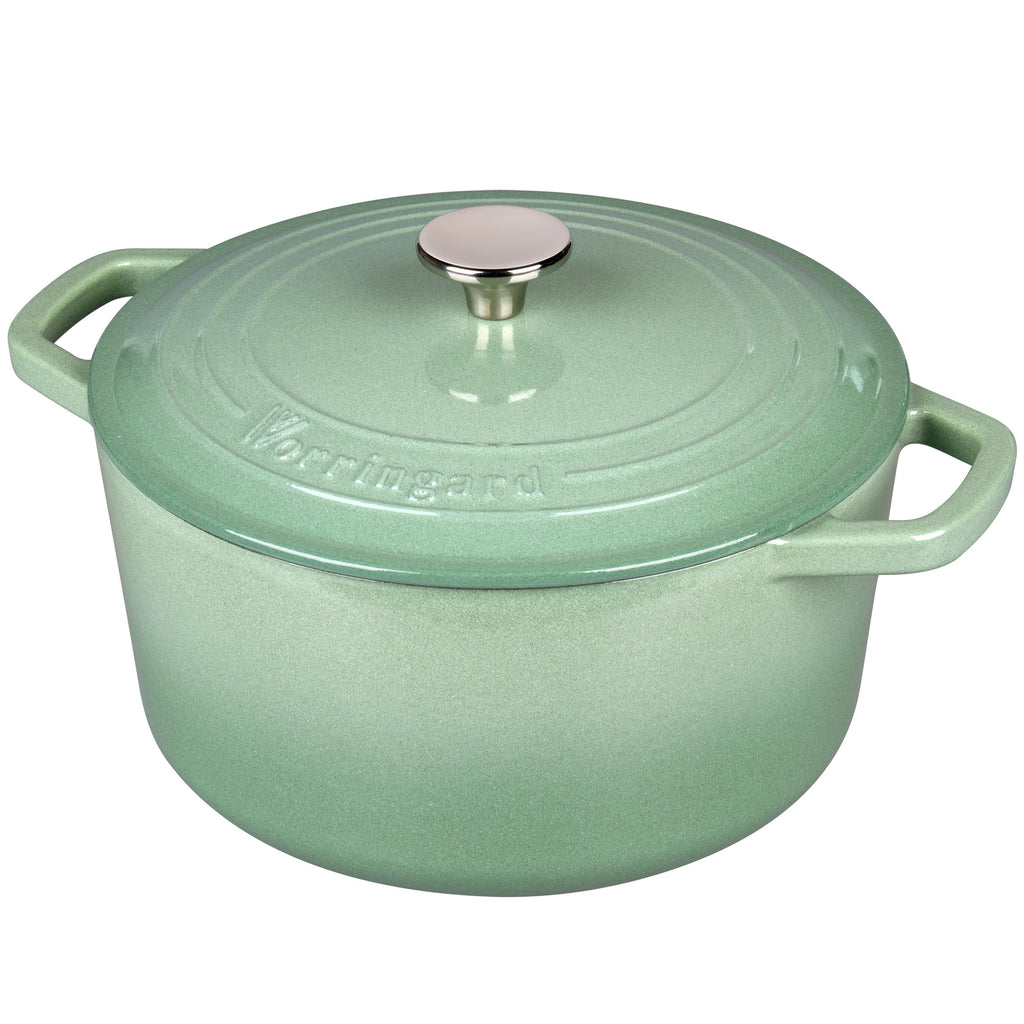 Enameled Cast Iron Dutch Oven Pot with Lid, for Bread Baking, Round Bread Oven- include Sourdough Bread Baking
