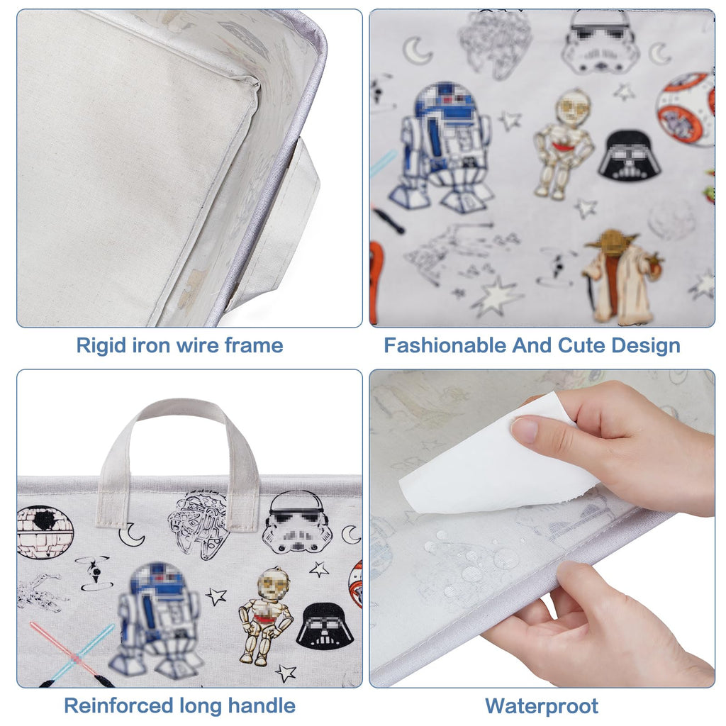 Room Nursery Decor,Baby Laundry Large Hamper Foldable With Waterproof Pe Coating,Dirty Clothes Basket Featuring The