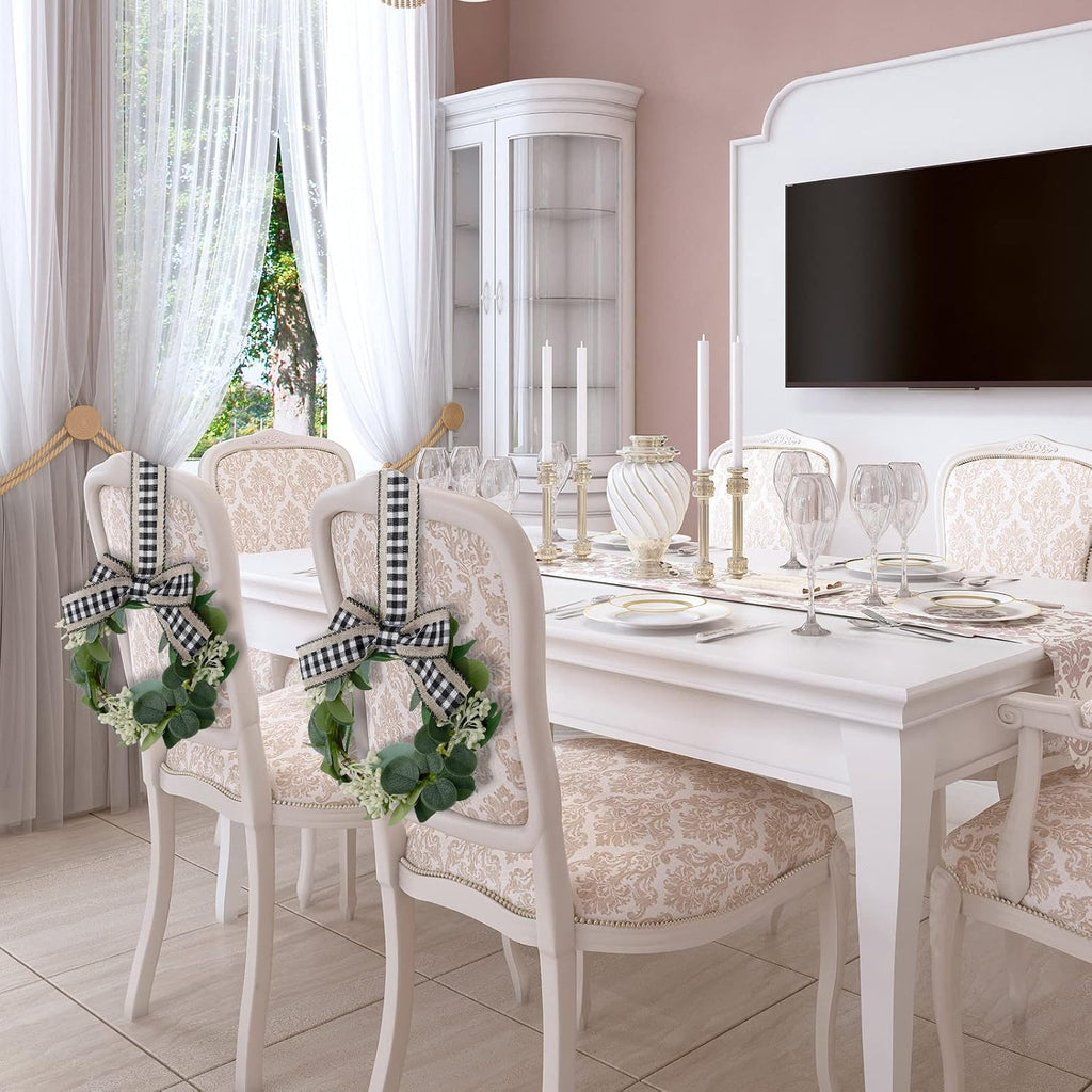 Inch Mini Artificial Eucalyptus Wreaths - Set of 2