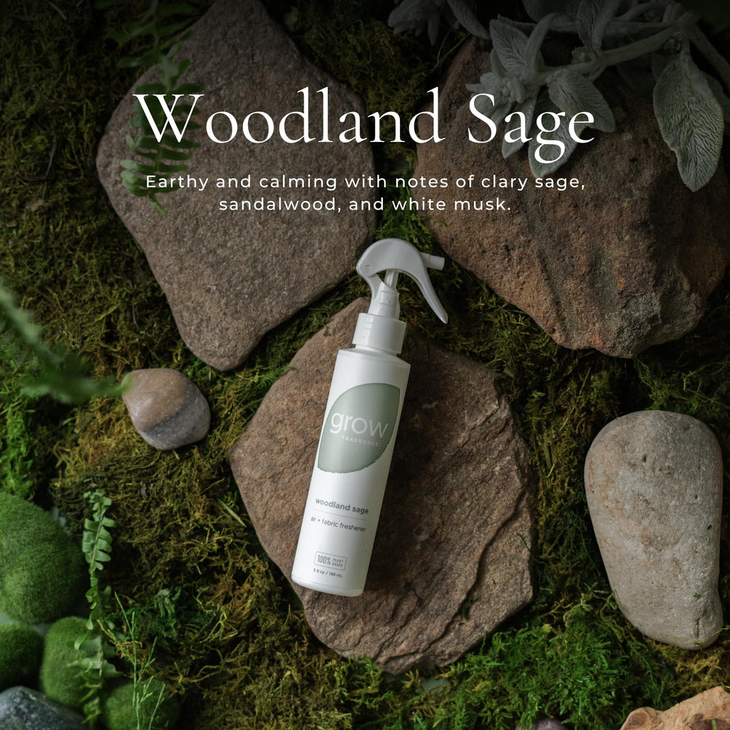 Scented Fabric and Room Air Freshener Spray - Certified Non-Toxic, 100% Plant-Based Essential Oils - 5 oz (Blondewood