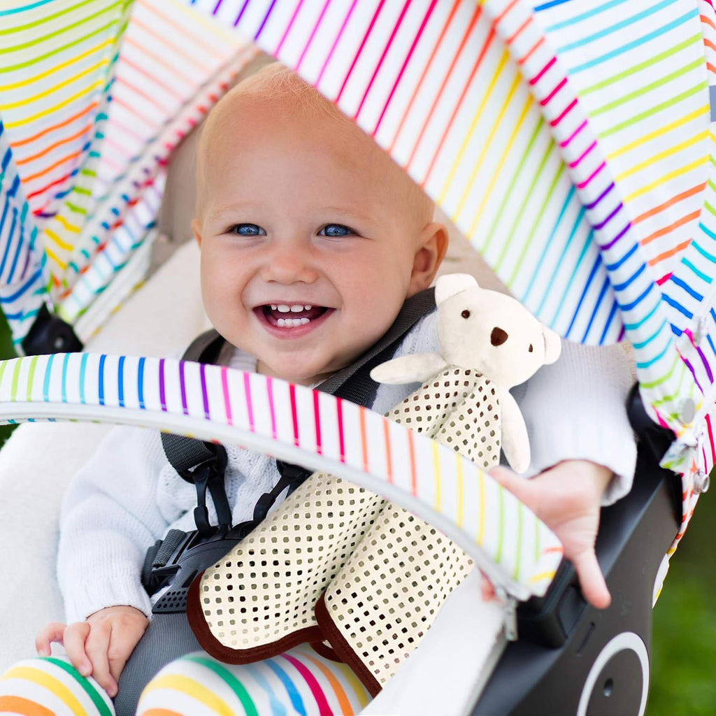 The Safer Baby Lovey | Breathable & Soft Security Blanket | Soft Blanket with Holes for Easy Breathing | Gender
