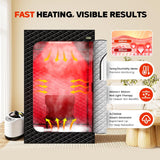 Viconor Red Light Sauna, Portable Steam Infrared Sauna with 660nm & 850nm Red Light Therapy for Home