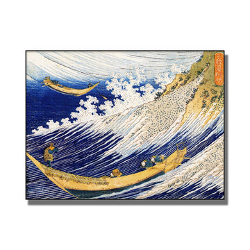 The Great Wave off Kanagawa By Katsushika Hokusai -Japanese Art Oil Painting Japanese Room Decor -Asian Art Vintage