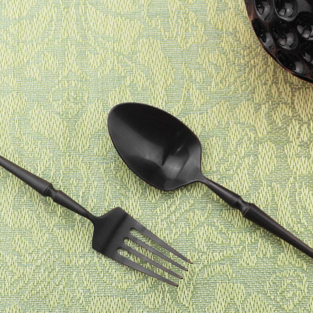 Unique & Beautiful Flatware Set - 20 Piece Iridescent Silverware Sets | 18/10 Stainless Steel Reusable Cutlery Set
