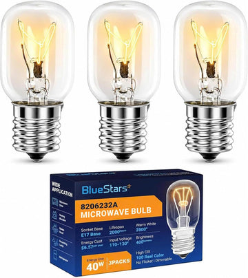 KEI 125V 40W Whirlpool Microwave Bulb E17 Base