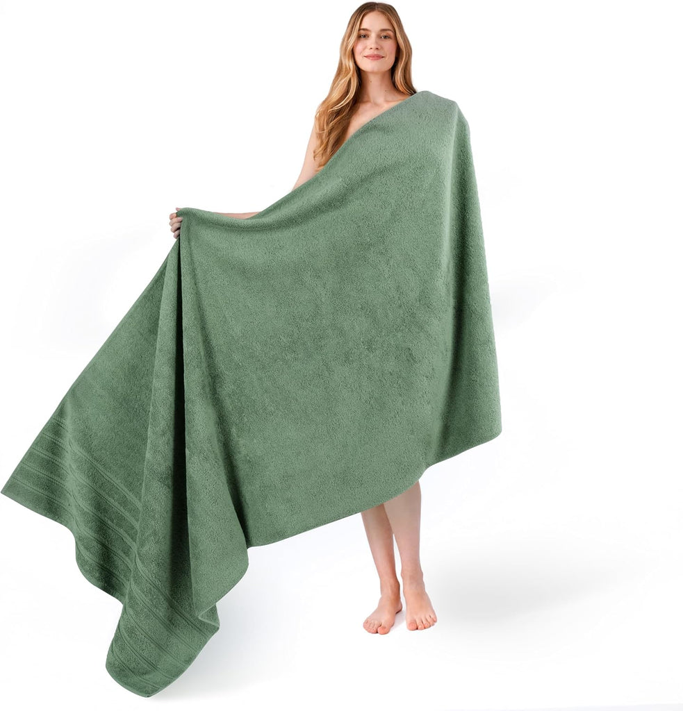 Soft Linen 100% Cotton Luxury Turkish Towels, 35x70 XL Bath Sheet | Soft Absorbent Quick Dry OEKO Tex Standard 100