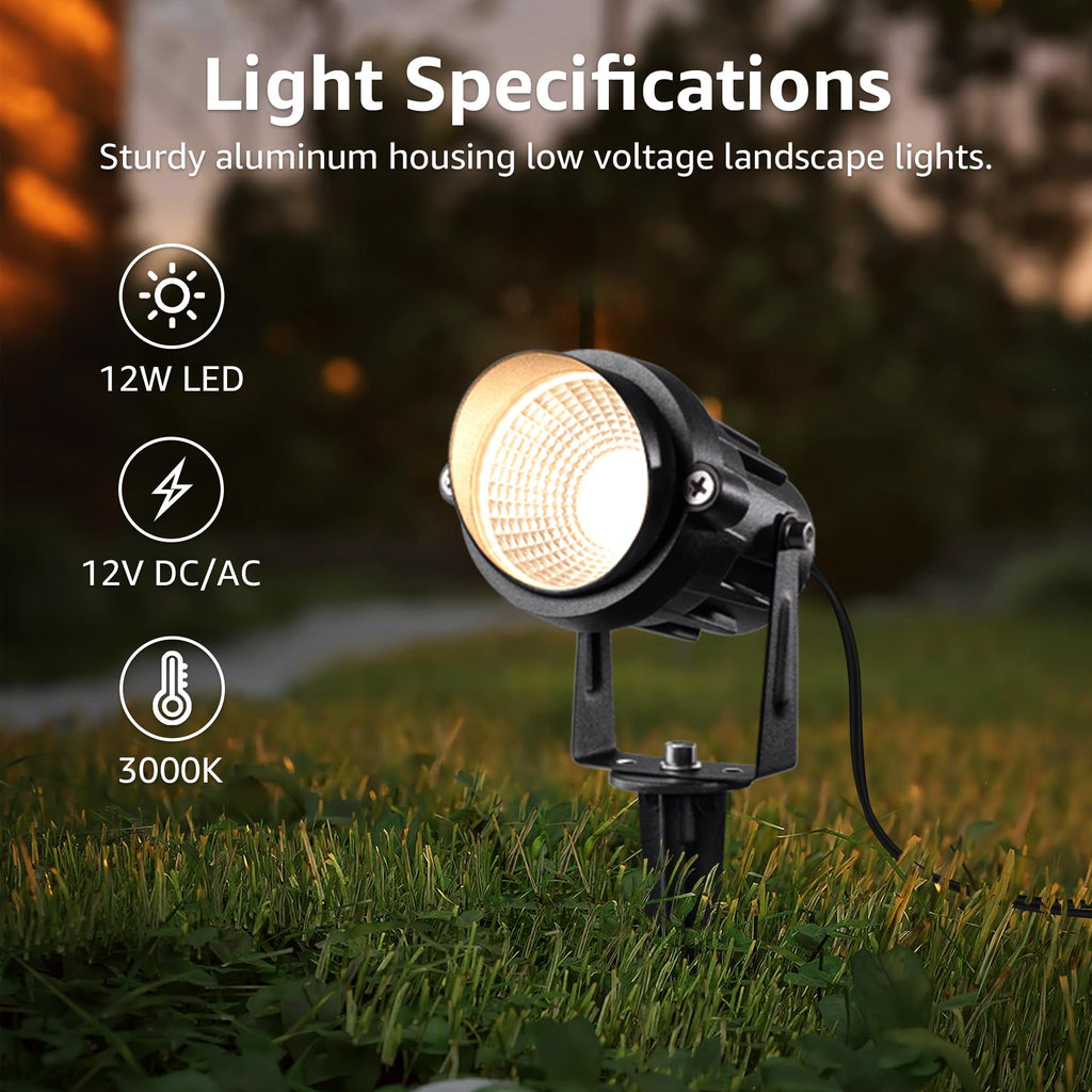 Low Voltage Landscape Lights with 300W Transformer
