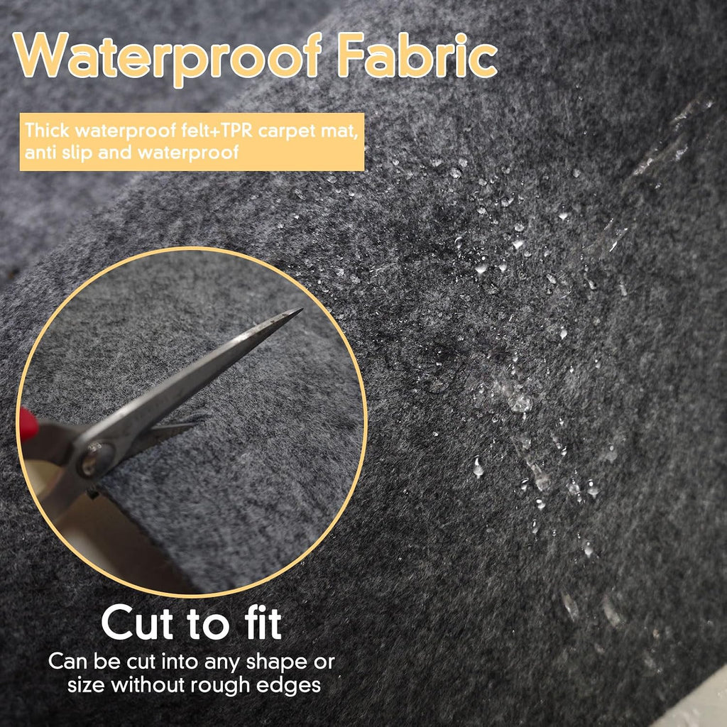 5x7 ft Rug Pad, Waterproof & Non Slip Rug Pads Felt + Rubber Backing, Under Rug Carpet Non Slip Pad for Hardwood - Set of 35