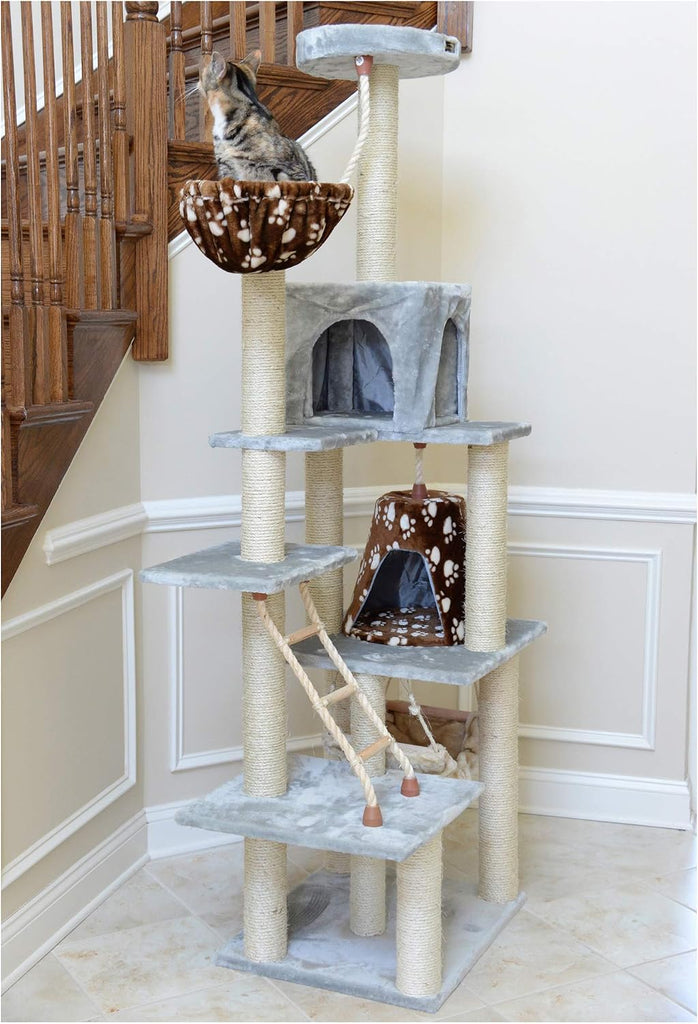 Cat Tree, Silver Gray
