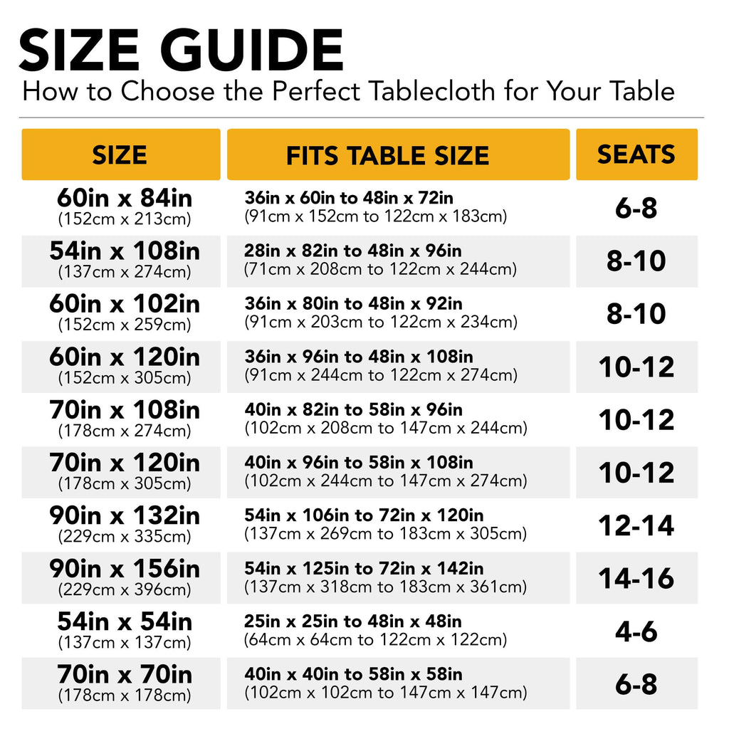 10-Pack Black Tablecloths for Rectangle Tables, 60 x 120 Inches