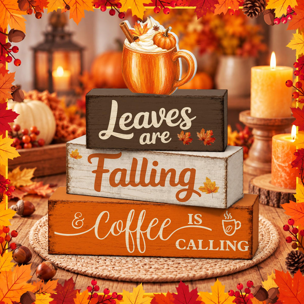 Fall Decorations, Fall Table Decor Gifts Wood Sign