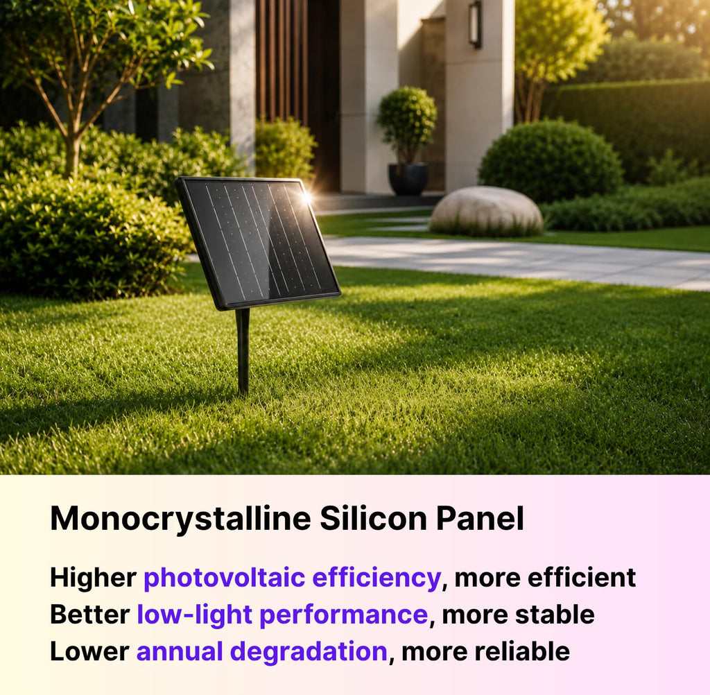 Solar Landscape Spotlights, Long Cable (9.8+7×6.5ft), Remote Control, Timer, Dimmable, Flashing, Auto On Off, 6000mAh