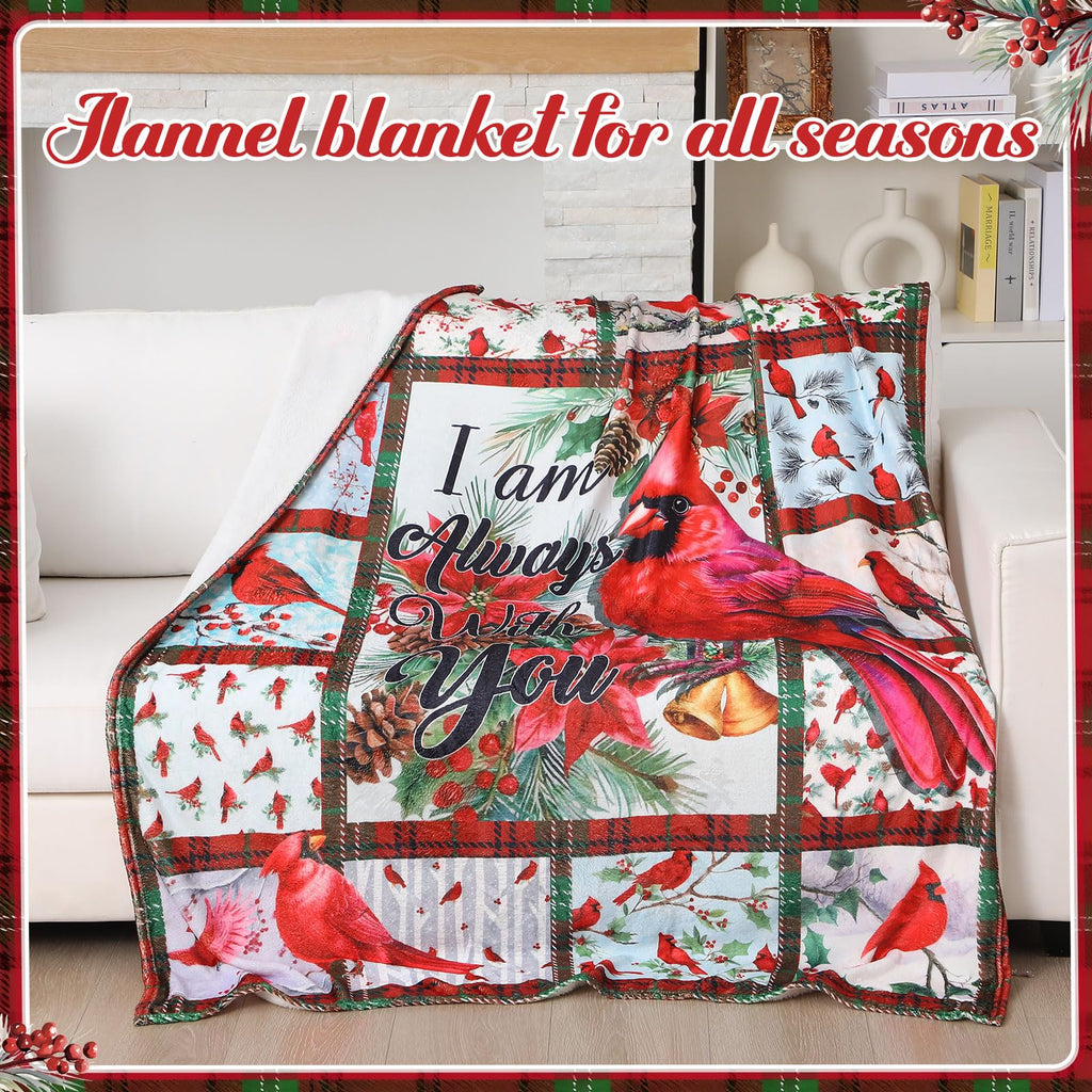 10 Pcs Red Bird Cardinal Sympathy Memorial Gift Set Blanket Mug