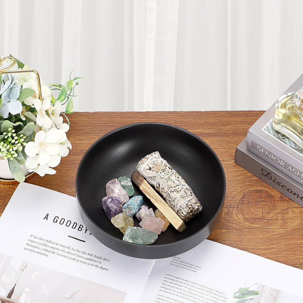 Key Holder Bowl for Entryway Table, Round Catchall Bowl for Keys