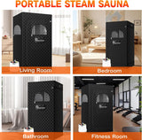 Sauna Box,Portable Steam Sauna Tent for Home,Personal Sauna Room with Remove Control,at Home Sauna Full Body,1200W 3L