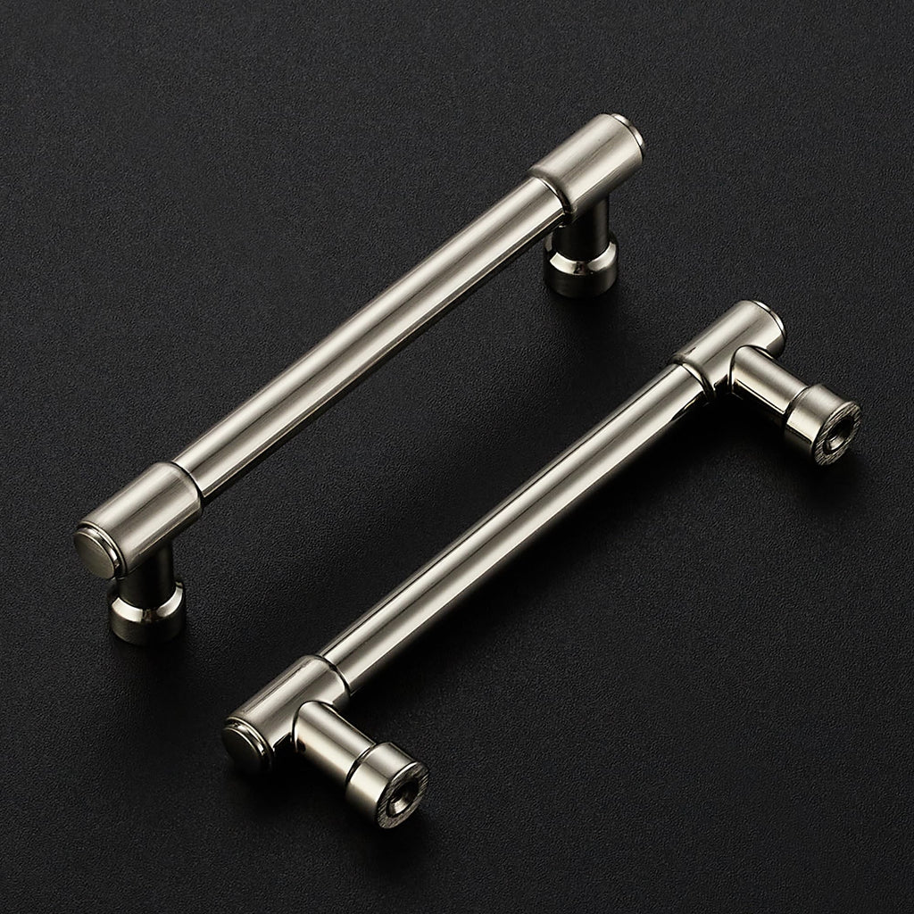 Brushed Nickel Kitchen Pulls Cabinet Handles 4 Inch 5 Pack
