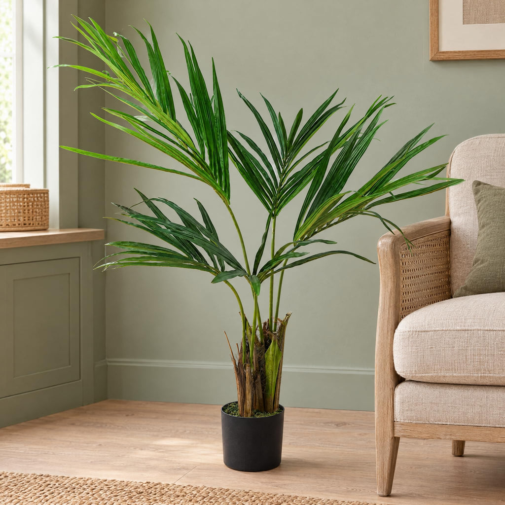 Large Artificial Tree, Silk, 120cm Kentia Palm