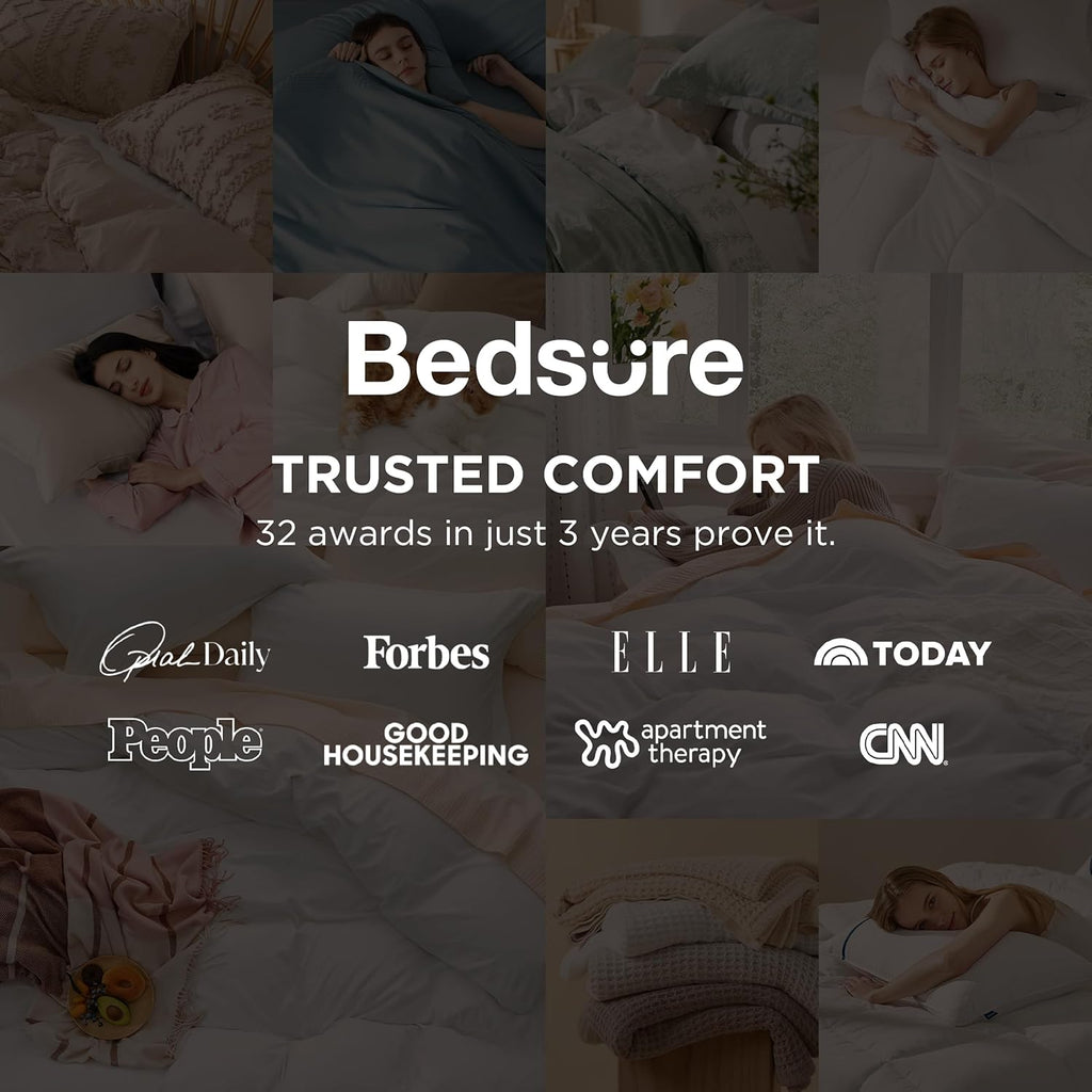 White Duvet Cover King - 3 Pieces Prewashed Cotton-Like Polyester Extra Soft Bedding Set, Includes 1 Duvet Cover