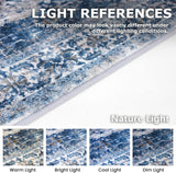Long Runners for Hallways 2x10 Ft Washable Kitchen Runner Rug Boho Runner Rug for Entryway Indoor Bl