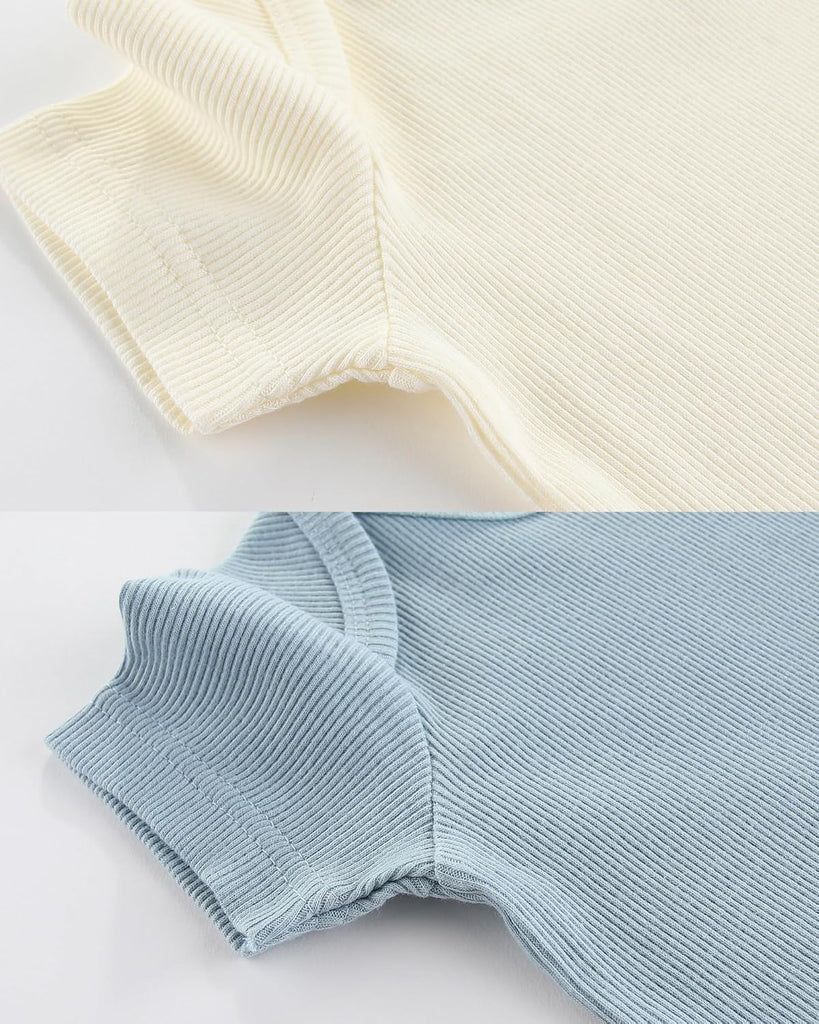 Bodysuits Ribbed Mix Summer Boy Girl Clothes pack