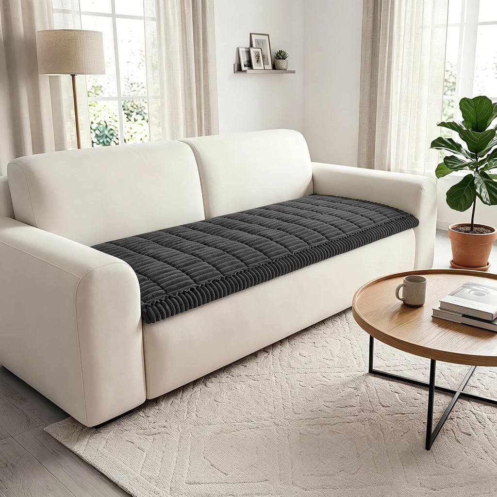 Non-Slip Flannel Couch Cover for Dogs Sofa Protector for Pets
