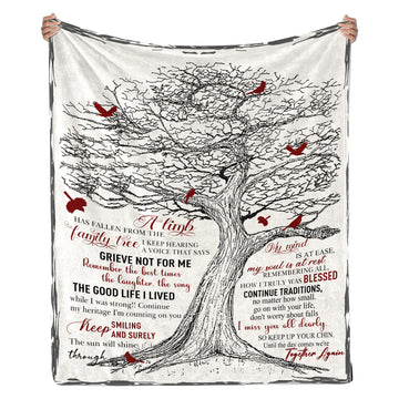 Bereavement Gifts Blanket Sympathy Gift Memorial Gifts - in Memory of Loved One, Condolences Gift, in Loving Memory