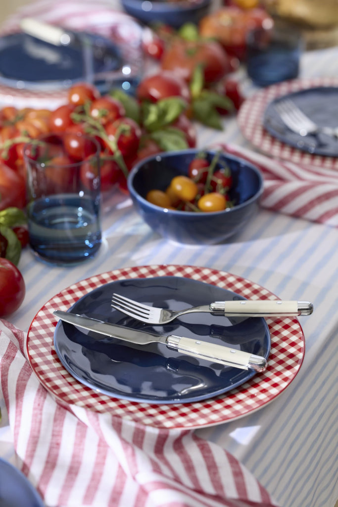 Flatware Jubilee White Silverware Set for 4, White (16-Piece)