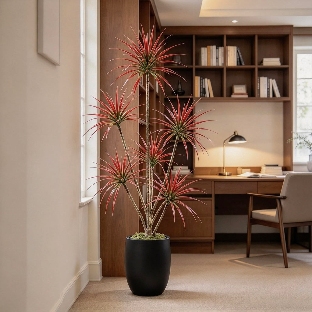 6ft Dracaena Artificial Plant Trees Artificial Indoor Red Artificial Tree