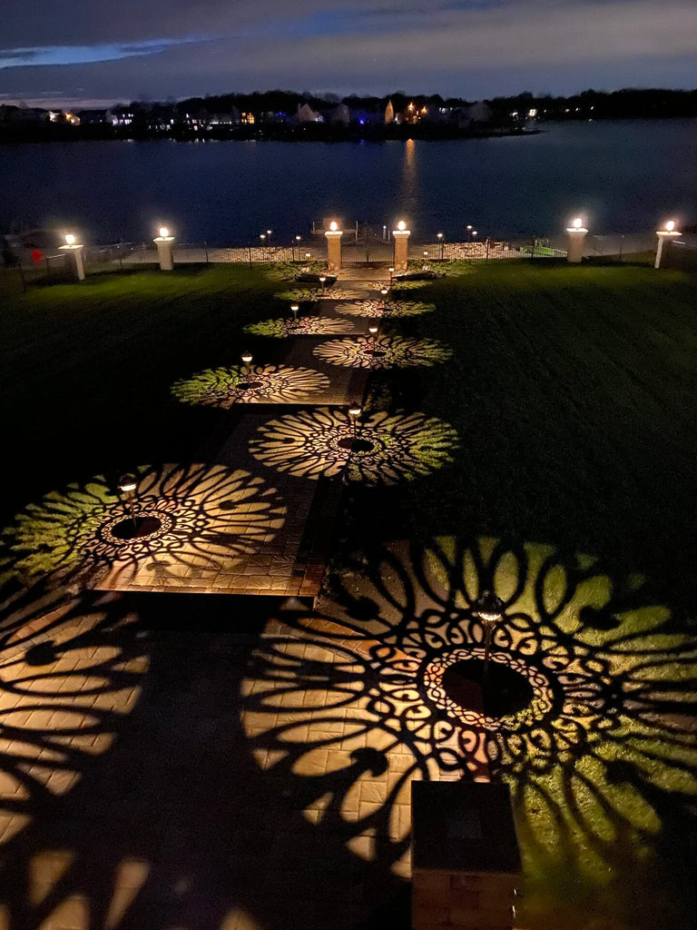 ShadowMaster 12V Integrated LED Cast Brass Path Light (Bronze)