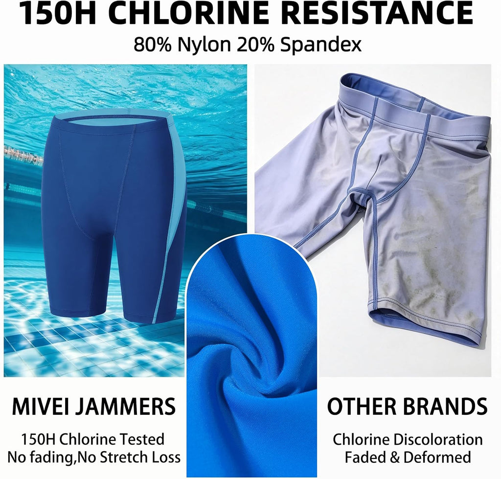 Boy's Swim Jammers Swim Shorts Team Trunks 150H Chlorine Resistant