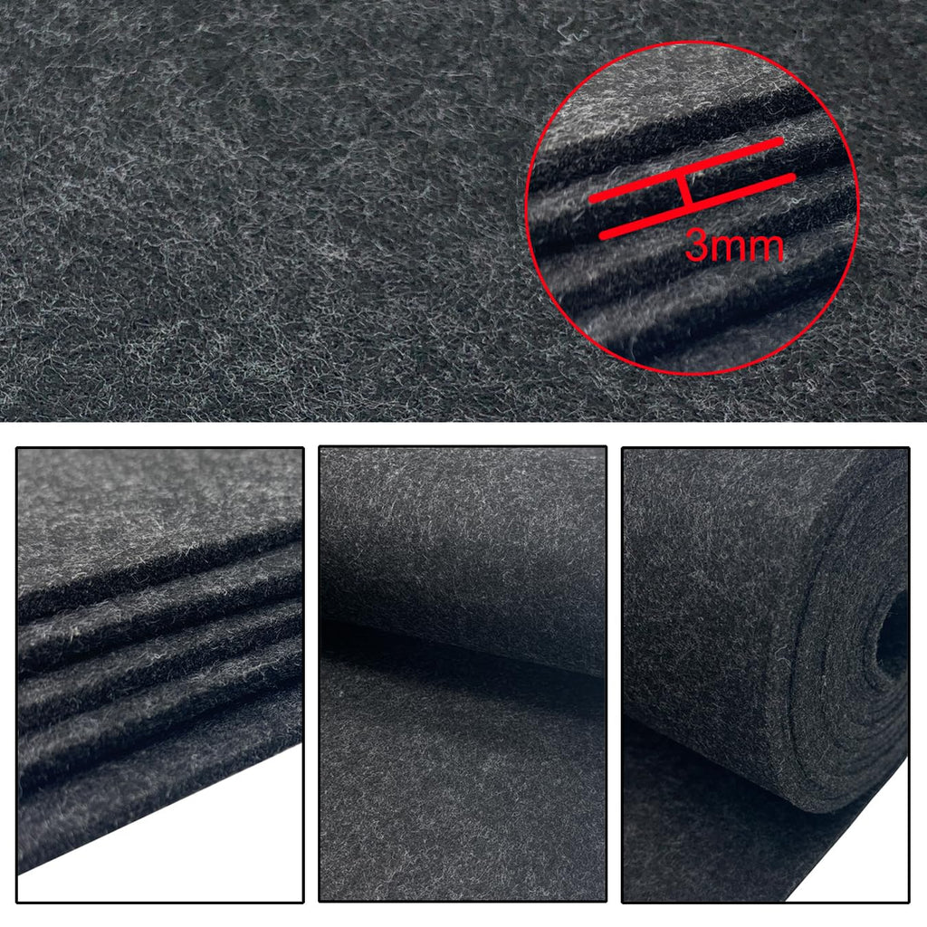 Felt 59''x16'' Large Felt Fabric 150x40cm x 3mm Thick for Crafts Felt Desk Mat Felt Bag Patchwork Sewing Decorations